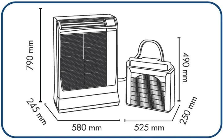 Actual product image Argo Ulisse 13 DCI Eco (40 m², 13500 BTU/h)