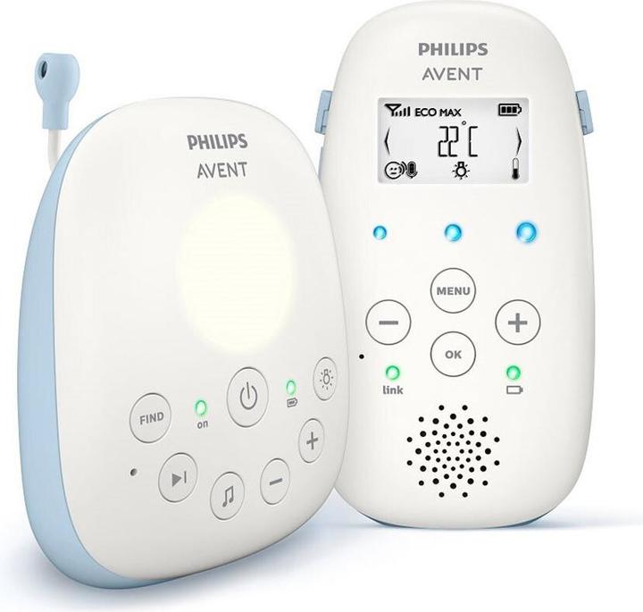 Actual product image Philips AVENT SCD715/52 Baby Monitor DECT Baby Monitor Blue (Video & Audio, 330 m)