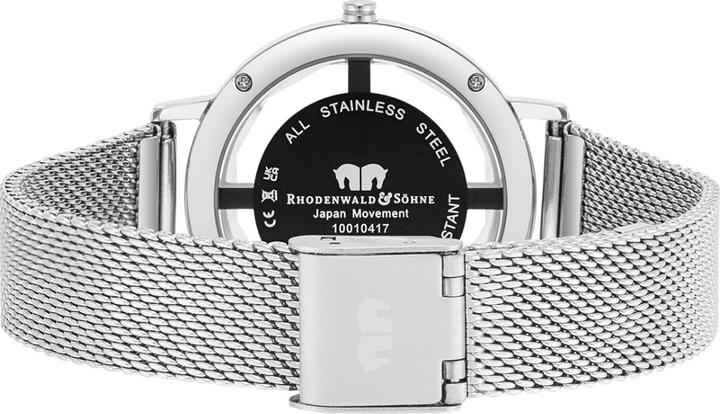 Actual product image Ladies Quartz Watch Lucrezia Stainless Steel Silver - 33682 (Analogue wristwatch, 36 mm)
