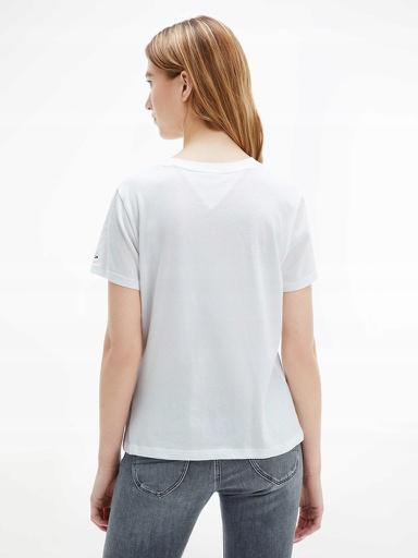 Produktbild Tommy Hilfiger Tjw Reguläres Damen-T-Shirt mit Blumenabzeichen (XXS)