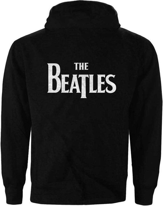 Immagine prodotto The Beatles Felpa con Cappuccio e Zip Intera Logo Drop T Adulto Unisex (3XL)