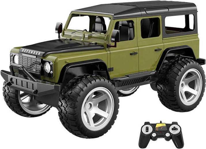 Actual product image Double RC remote control car 1:14 (darkgreen) Land Rover Defender E362-003