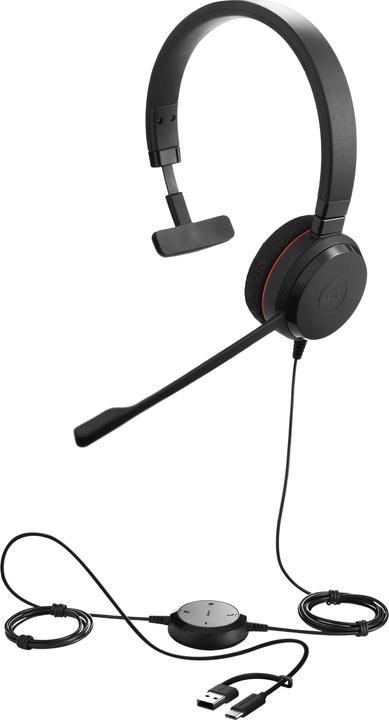 Actual product image Jabra Evolve 20 (Cable, USB-A)