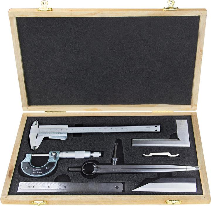 Actual product image Dema Caliper measuring tool set 6 pcs. (15 cm)