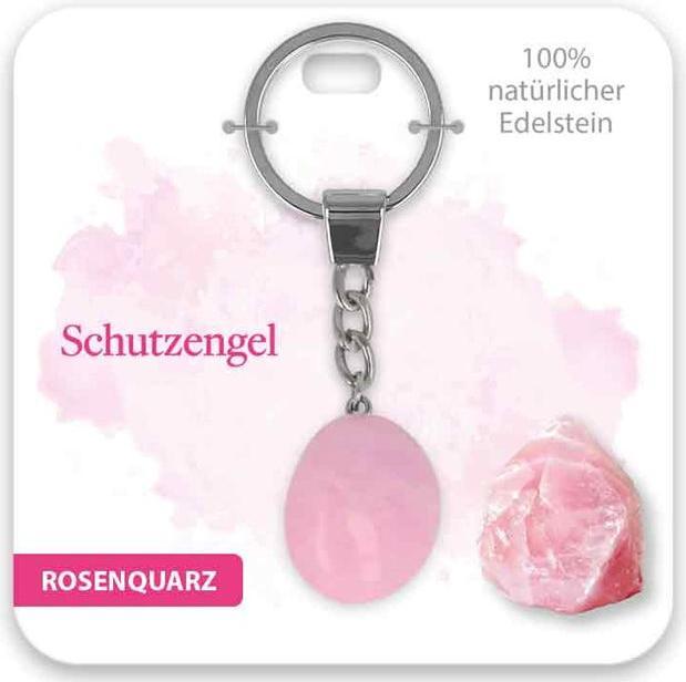 BB Klostermannn Schlsselanhnger Rosenquarz Schutzengel