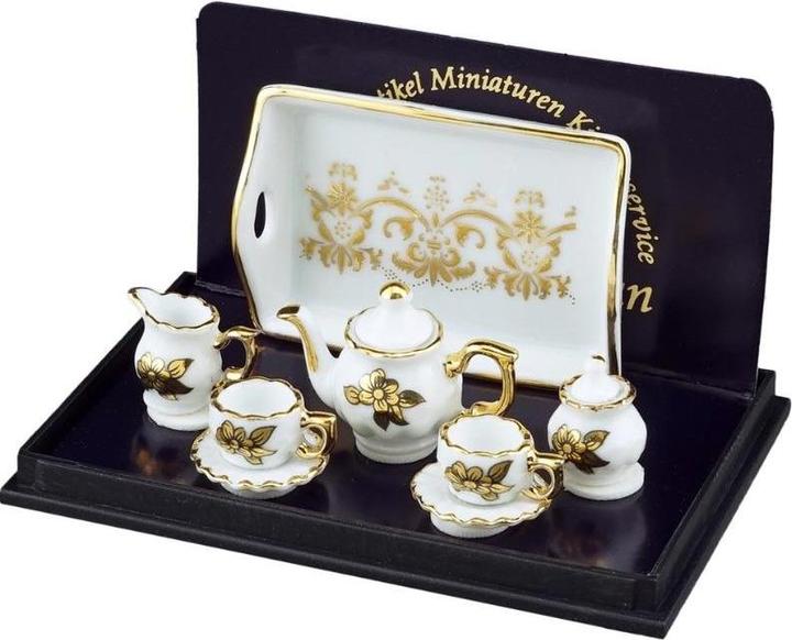 Image du produit Reutter 001.347/6 - Service à thé Baronne "Fleur d'or", miniature (5,5 x 8 x 5 cm)
