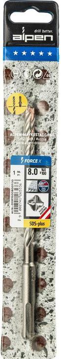 Productafbeelding Alpen SDSplus hamerboor FORCE Snijden (8 mm)