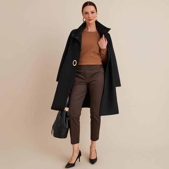Produktbild Anne Weyburn 7/8-Hose mit Slim-Fit und grafischem Muster (34)