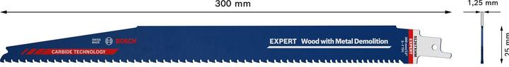 Produktbild Bosch Professional Zubehör EXPERT ‘Wood with Metal Demolition’ S 1267 XHM Säbelsägeblatt, 10 Stück