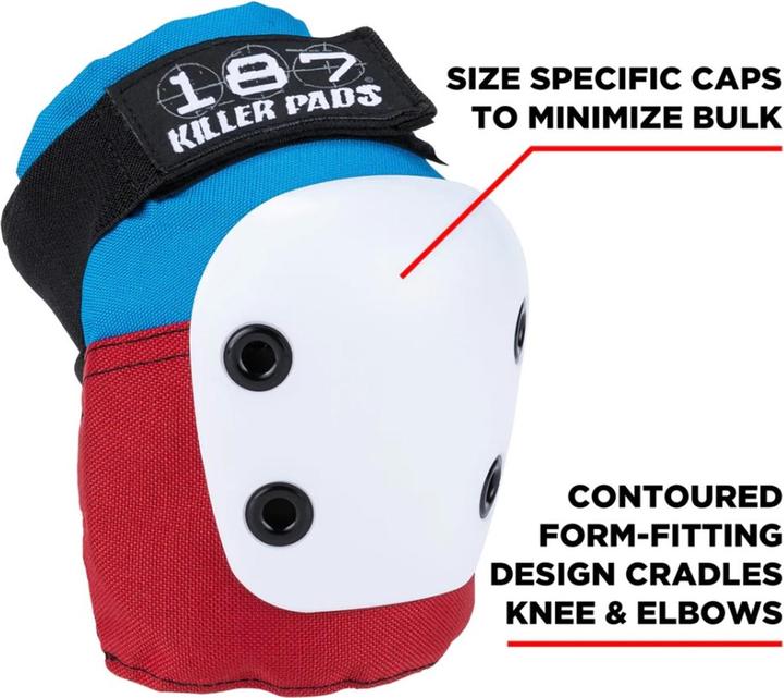 Actual product image 187 Killer Pads Combo Pack (S, M, Knee pad, Unique specimen)