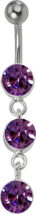 Bijouteria Bauchpiercing (Edelstahl, Silber 925, Kristall)