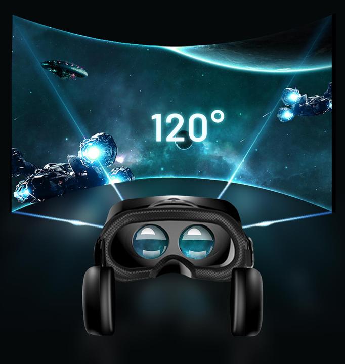 Actual product image Avizar VR goggles with 3.5mm jack cable