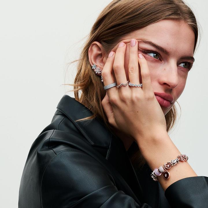 Produktbild Pandora Herzreihe Ewigkeits Ring (56, 925 Silber)