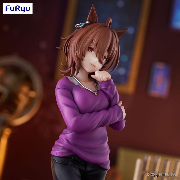 Actual product image Furyu Umamusume: Pretty Derby statuette PVC Trio-Try-iT Agnes Tachyon 21 cm