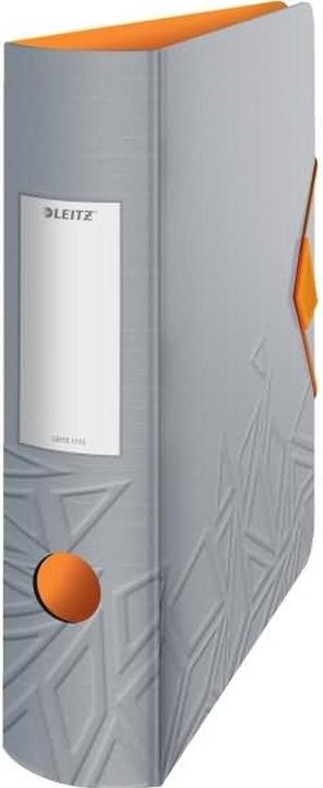 Leitz Folder Active Urban Chic, 180 degrees, 82 mm, stone DIN A4, rounded spine, made of polyfoam, Du (A4, 82 mm, 1 Piece)