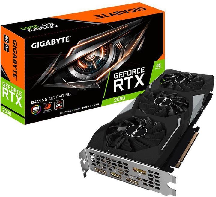 Actual product image Gigabyte GeForce RTX 2060 OC Pro (6 GB)