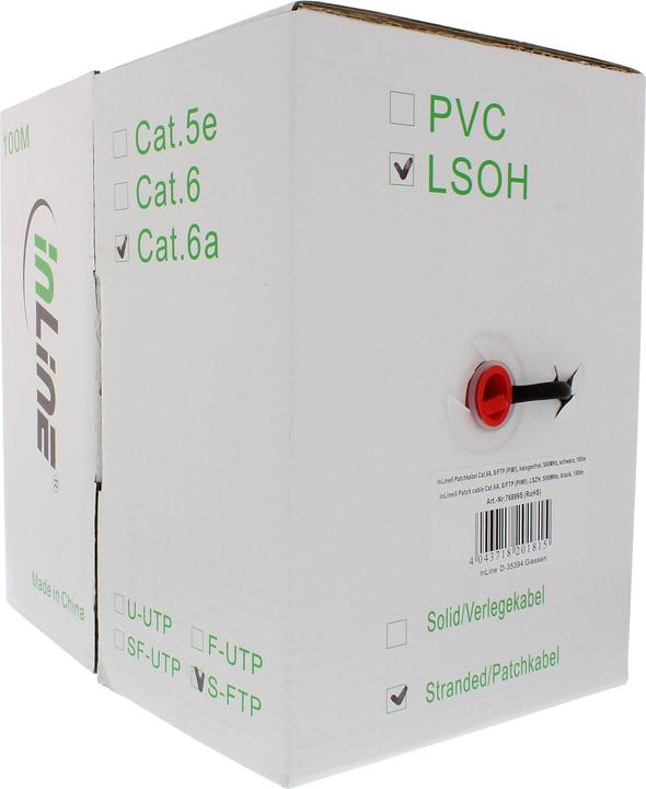 Produktbild InLine Patchkab. (S/FTP, CAT6a, 100 m)