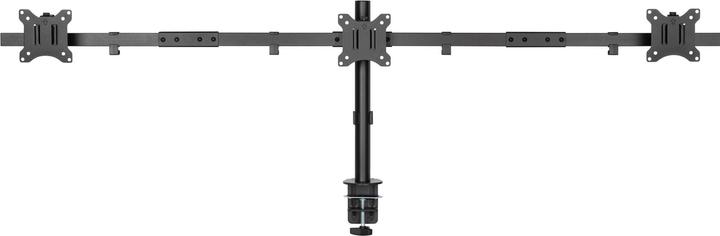 Actual product image InLine Table mount, for 3x LCD/LED display up to 81cm (32"), max. 7kg, black (Table, 32")