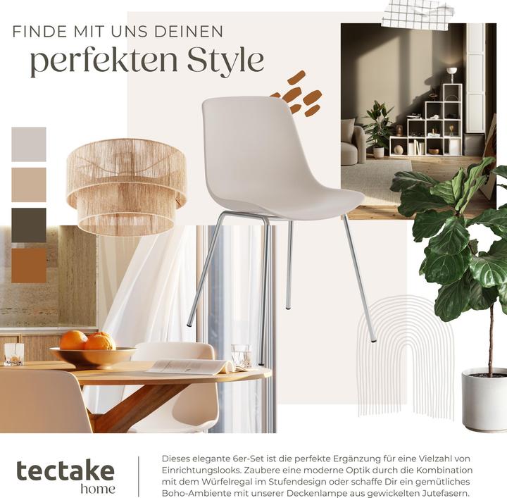Produktbild tectake Kunststoffstühle Mave