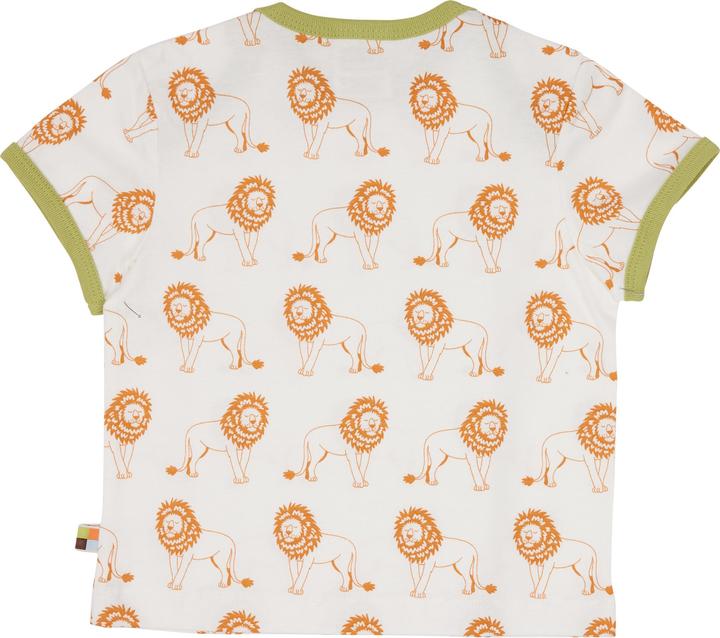 Actual product image loud + proud T-shirt print lion car (110, 116)