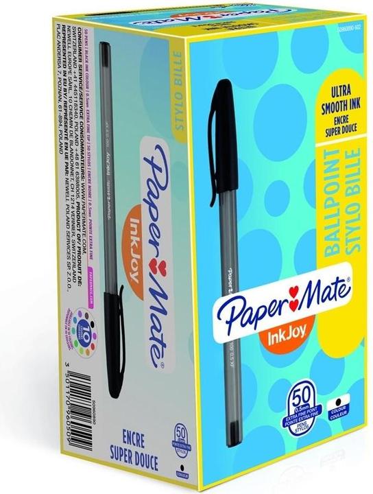 Produktbild Paper Mate Kugelschreiber Inkjoy 100 Cap 1 mm Schwarz (Black, 50 x)