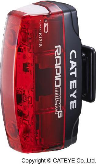 Produktbild CatEye Rapid Micro G TL-LD620G schwarz/rot