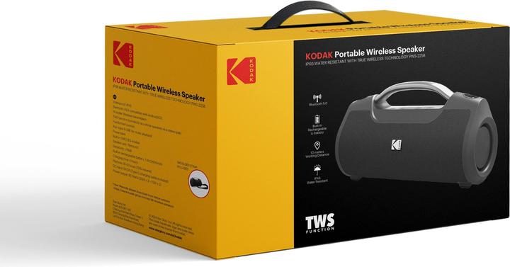 Actual product image Kodak PWS-2258 60 watt stereo Bluetooth speaker (12 h, Electrical connection)