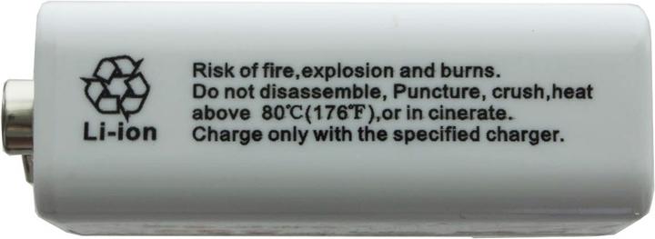 Actual product image AccuCell Akku 9V-Block, 6LR61, 6F22 (1 pcs., 9V Block, 650 mAh)