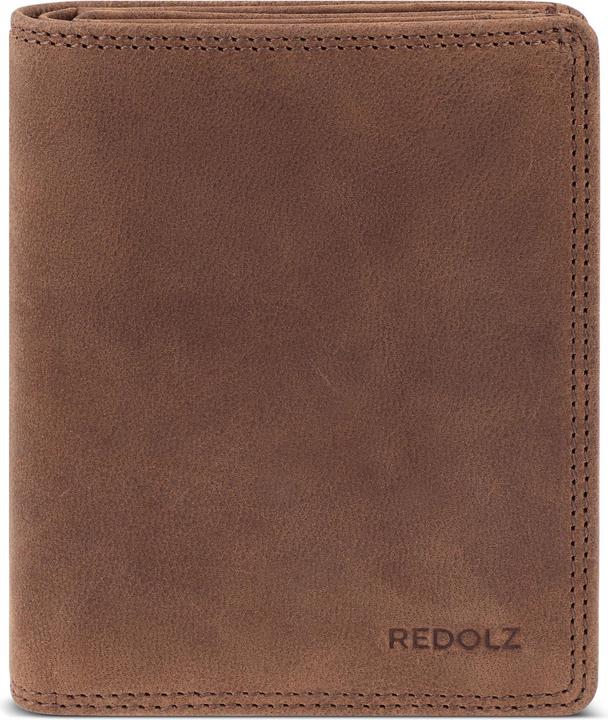 Redolz Leather Essentials Geldbörse RFID Schutz Leder 9.5 cm