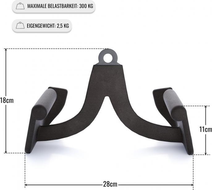 Produktbild Gorilla Sports Latzug-/Rudergriff