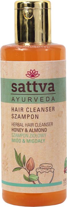 Immagine prodotto Sattva Ayurveda Shampoo per capelli alle erbe e mandorle 210 ml - Sattva (210 ml, Shampoo liquido)