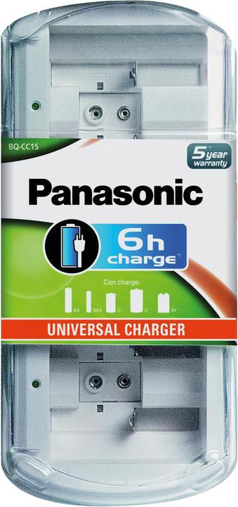 Produktbild Panasonic Universal Charger BQ CC15 (1 Stk., E Block, Ladegerät ohne Akku)