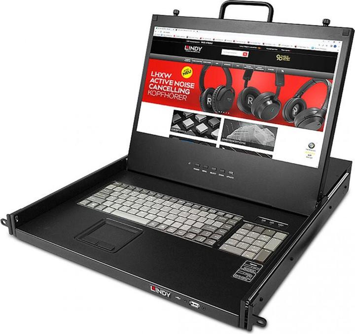 Image du produit Lindy Console KVM LCD HDMI, DP & VGA