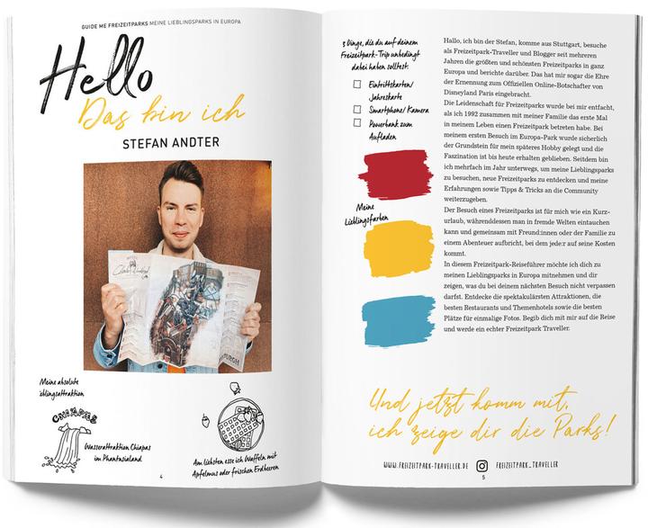 Produktbild GuideMe Travel Book Die 30 besten Freizeitparks Europas – Reiseführer (Deutsch, Stefan Andter, 2022)