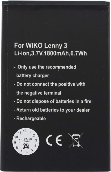 Actual product image Wiko Akku Lenny 3, 5030