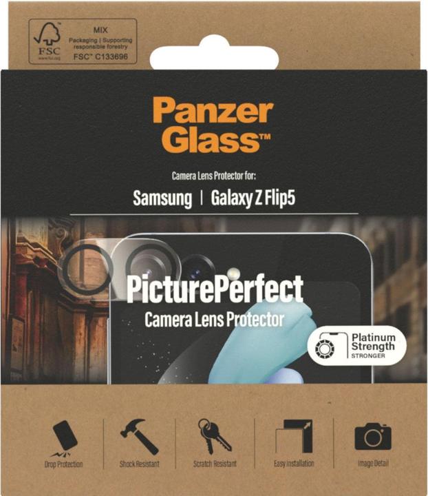 Immagine prodotto PanzerGlass PicturePerfect Protezione lente fotocamera Samsung Galaxy Z Flip 5 (1 Pezzo/i, Samsung Galaxy Z Flip5)