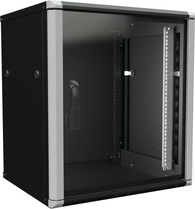 Enoc Wandbehuizing 12U 2-delig sw W2 12-65-S (60 cm, 66.80 cm)