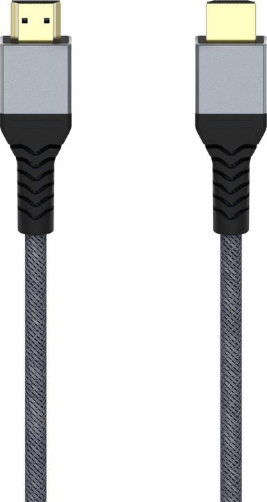 Actual product image Hama Ultra High Speed HDMI™ cable, certified, male-male, 8K, metal, 3m (3 m, HDMI)