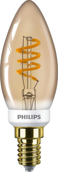 Actual product image Philips LED lamp B35 3.5W (15W) WW D (E14, 3.50 W, 136 lm, 1 x, A)