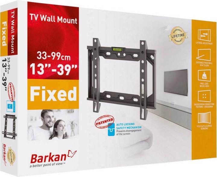 Image du produit Barkan E202+ (Mur, 39", 40 kg)