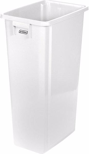 Produktbild Probbax Kunststoff-Wertstoffsammler, Volumen 80 l, weiss mit Schwingdeckel (80 l)