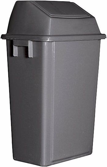 Produktbild Probbax Kunststoff-Wertstoffsammler, Volumen 80 l, grau mit Schwingdeckel (80 l)
