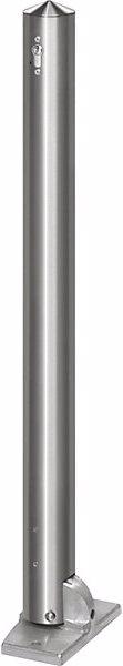 Produktbild Urbanus Edelstahl-Sperrpf., Ø 76mm, Spitzkopf, zum Aufdübeln, klappbar, Profilzylinder