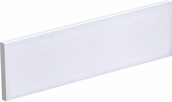 Produktbild Paperflow Tischtrennwand für Teamschreibtische, Breite 1200 mm, Bezug weiss (120 x 33 cm)