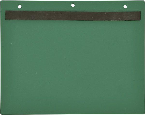 Actual product image Valdemar Krog Document pouches, with magnetic strips, pack of 50, WxH 235 x 170 mm, A5, green. (A5)
