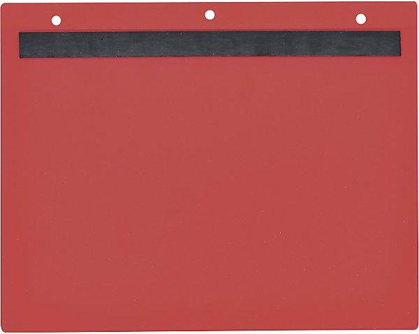 Actual product image Valdemar Krog Document pouches, with magnetic strips, pack of 50, WxH 235 x 170 mm, A5, red. (A5)