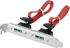 Produktbild Shiverpeaks S-CONN BRACKET 10 Slotblende mit 2x eSATA (SATA 7-pin, 50 cm)
