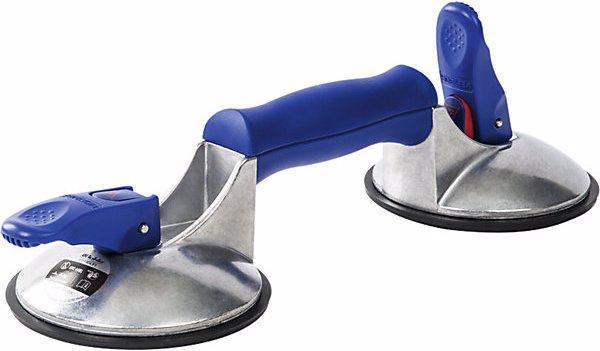 Image du produit Bohle Ventouse VERIBOR® BLUE LINE, corps en aluminium à 2 têtes, charge max. 60 kg, Ø (60 kg)
