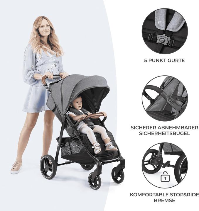 Image du produit KinderKraft poussette GRADE PLUS GREY