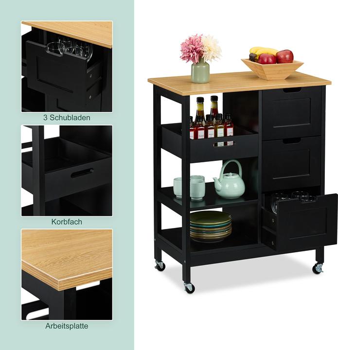 Actual product image Relaxdays Küchenwagen